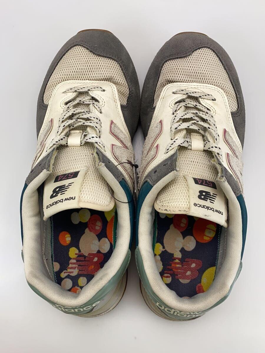 NEW BALANCE◆ML574//ホワイト/27cm/WHT_画像3