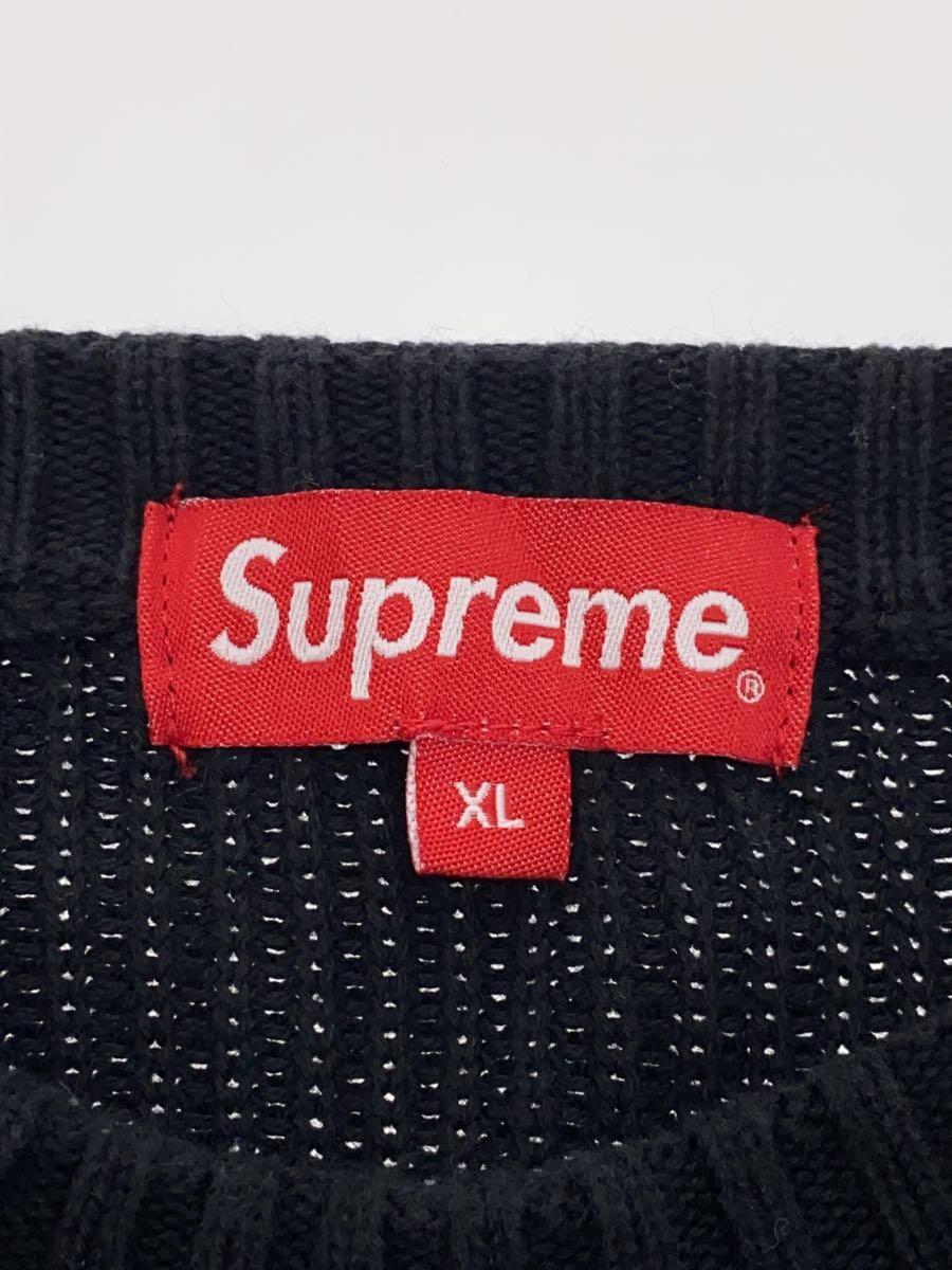 Supreme◆セーター(厚手)/XL/コットン/BLK/ブラック_画像3