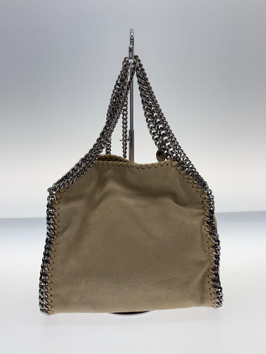 STELLAMcCARTNEY◆FALABELLA/2WAY/ハンドバッグ/ショルダーバッグ/スウェード/BEG_画像3