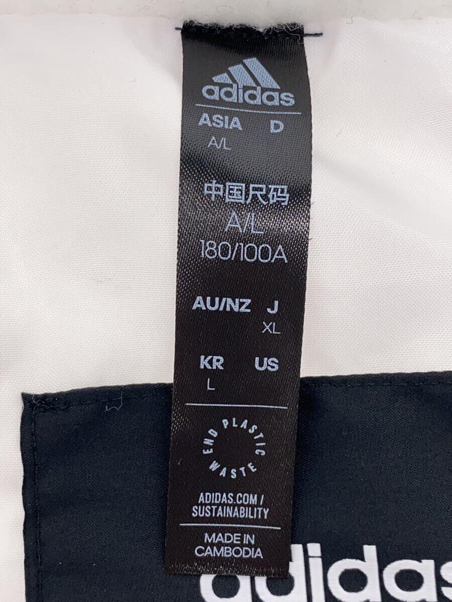 adidas◆ジャケット/XL/ポリエステル/ホワイト/IK7343_画像4