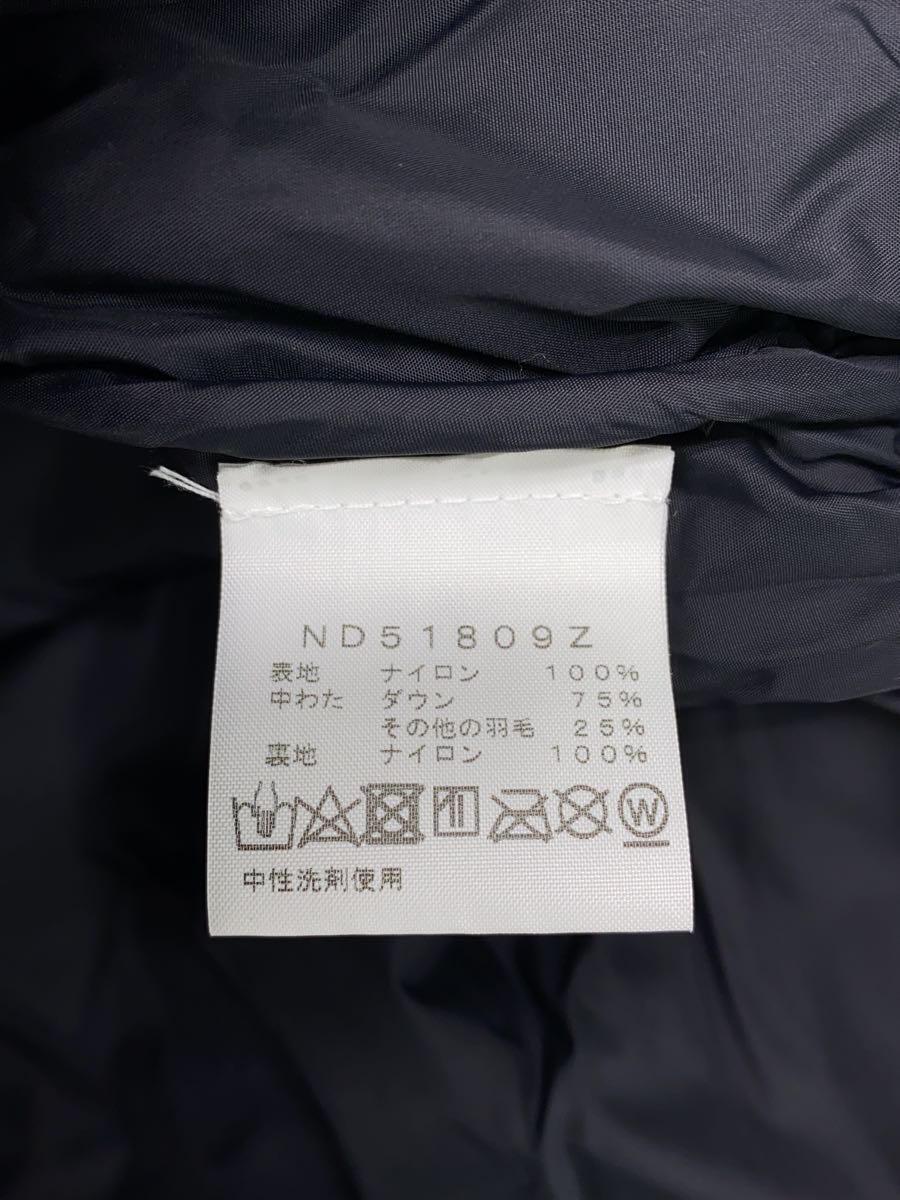 THE NORTH FACE◆ダウンジャケット/M/ナイロン/BLK/無地/ND51809Z_画像4