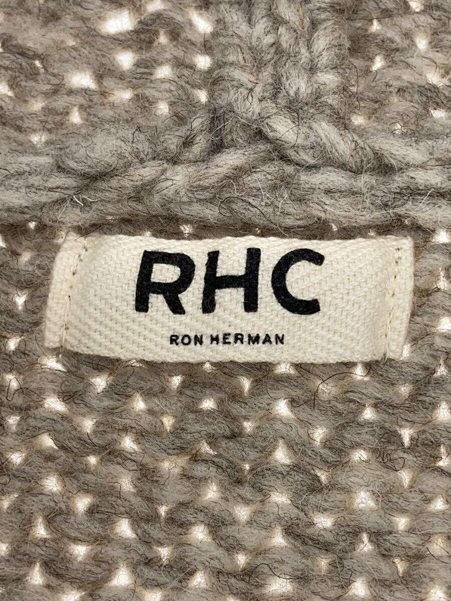 RHC Ron Herman◆カウチンニットカーディガン(厚手)/L/ウール/BEG/2820800026_画像3