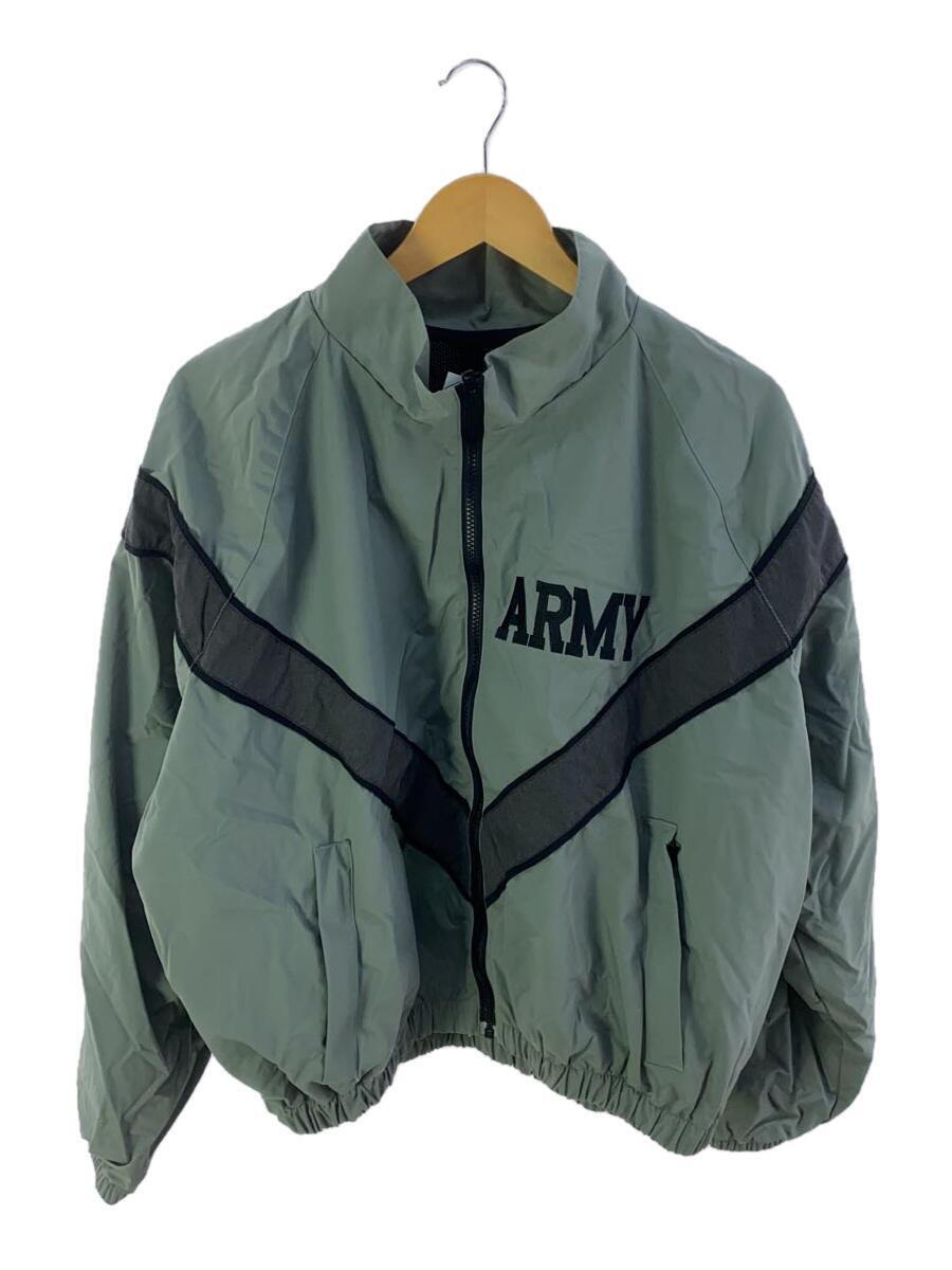 US.ARMY◆米軍トレーニングジャケット/M/ナイロン/GRY/8415-01-465-4821_画像1