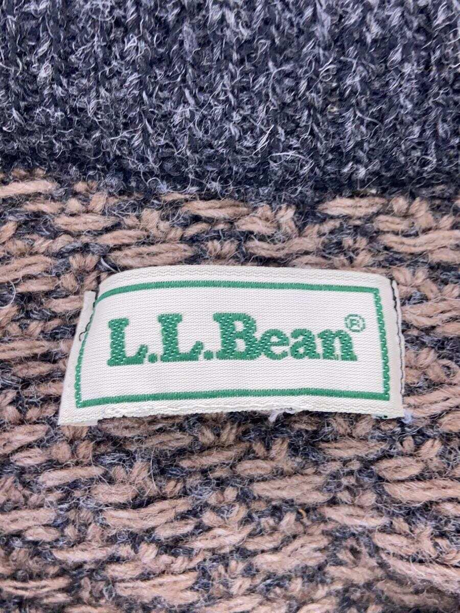 L.L.Bean◆70s-80s/バーズアイ/セーター(厚手)/-/ウール/GRY/総柄//_画像3