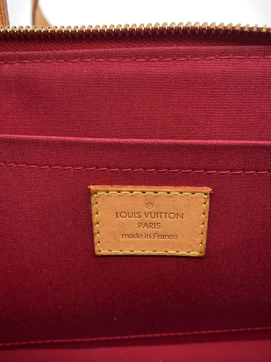 LOUIS VUITTON◆ローズウッドアヴェニュー_モノグラム・ヴェルニ_RED/エナメル/RED_画像5