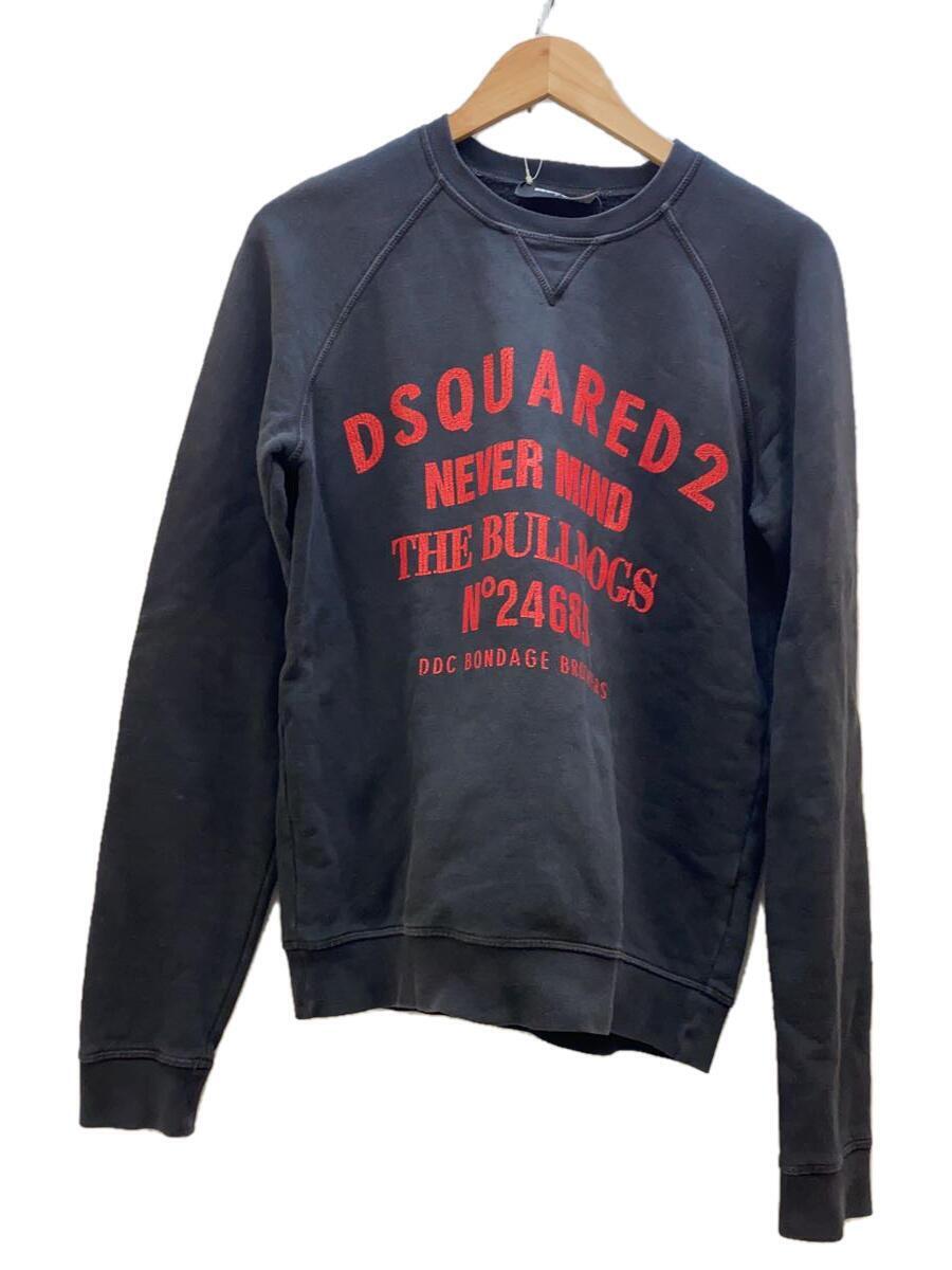 DSQUARED2◆スウェット/S/コットン/BLK/S74GU0139//_画像1