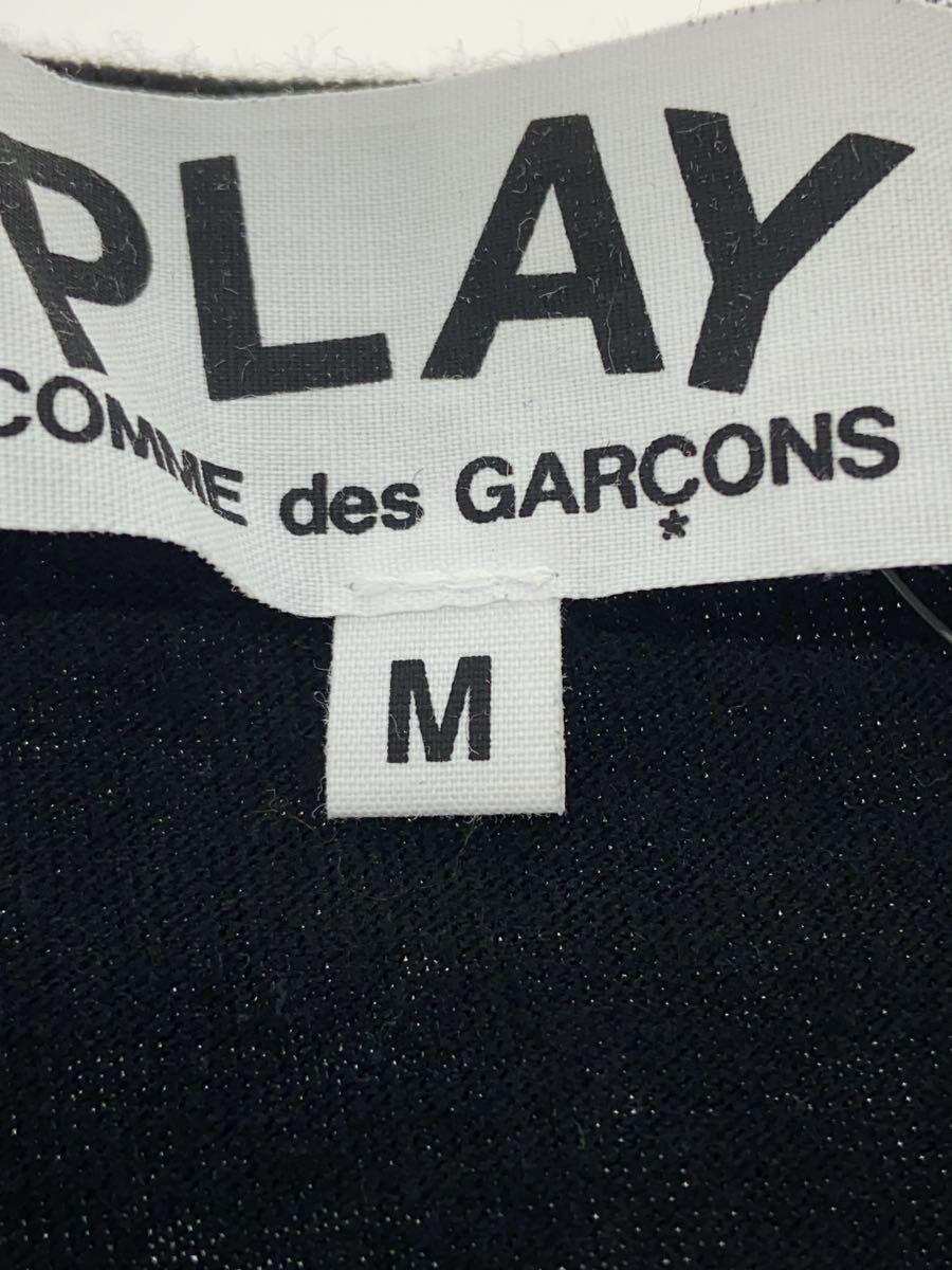 PLAY COMME des GARCONS◆Tシャツ/M/コットン/BLK/AZ-T226_画像4