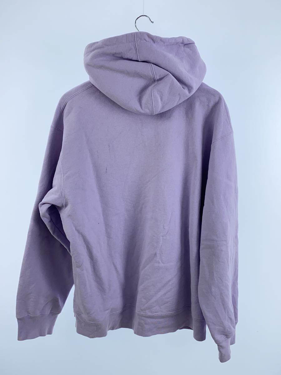 Supreme◆22ss/Enamel Small Box Hooded Sweatshirt/パーカー/L/コットン/パープル_画像2