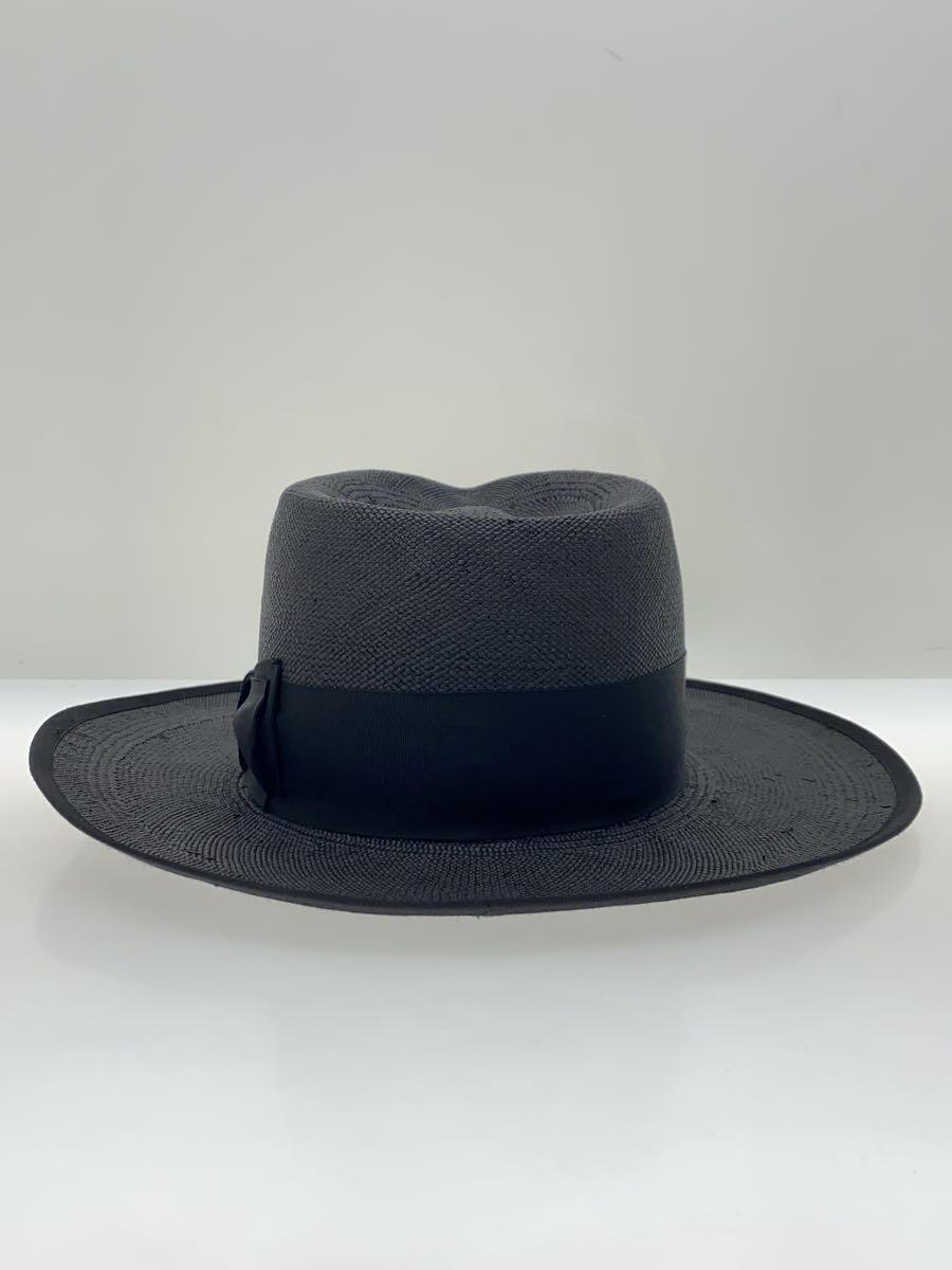 STETSON◆Flat Whippet panama/中折れハット/-/BLK/メンズ/SE656-232S00//_画像3