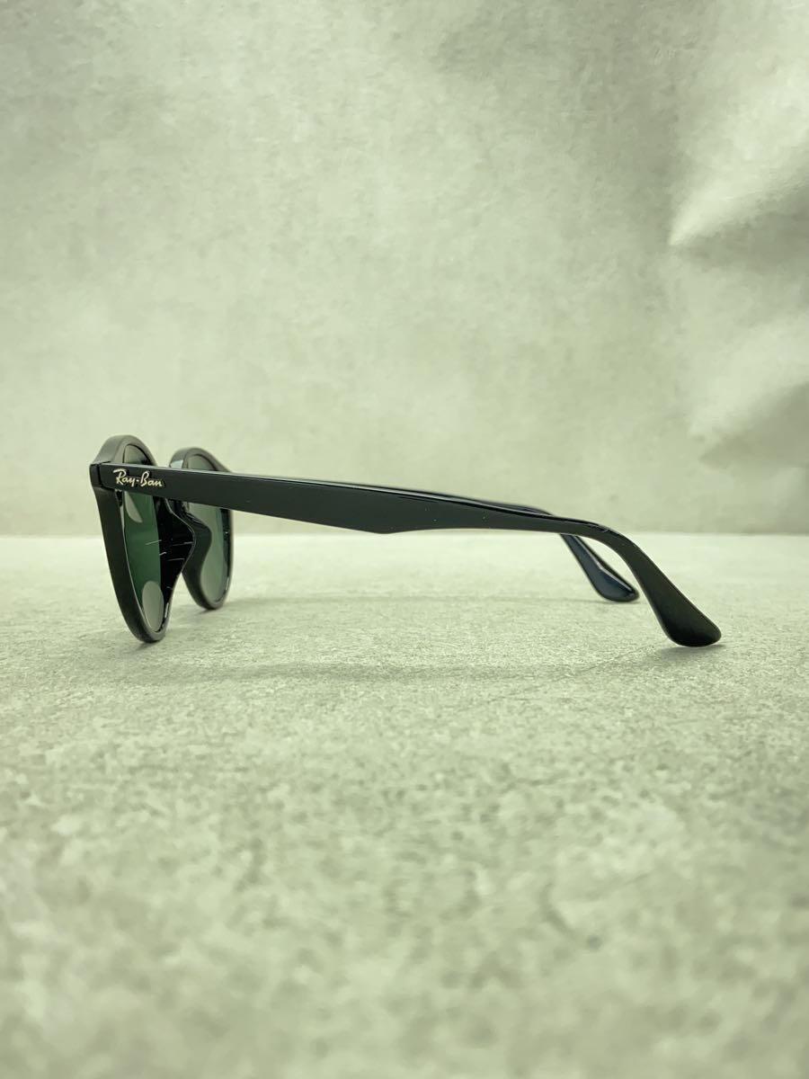 Ray-Ban◆サングラス/ウェリントン/BLK/GRN/メンズ/RB2180-F_画像3