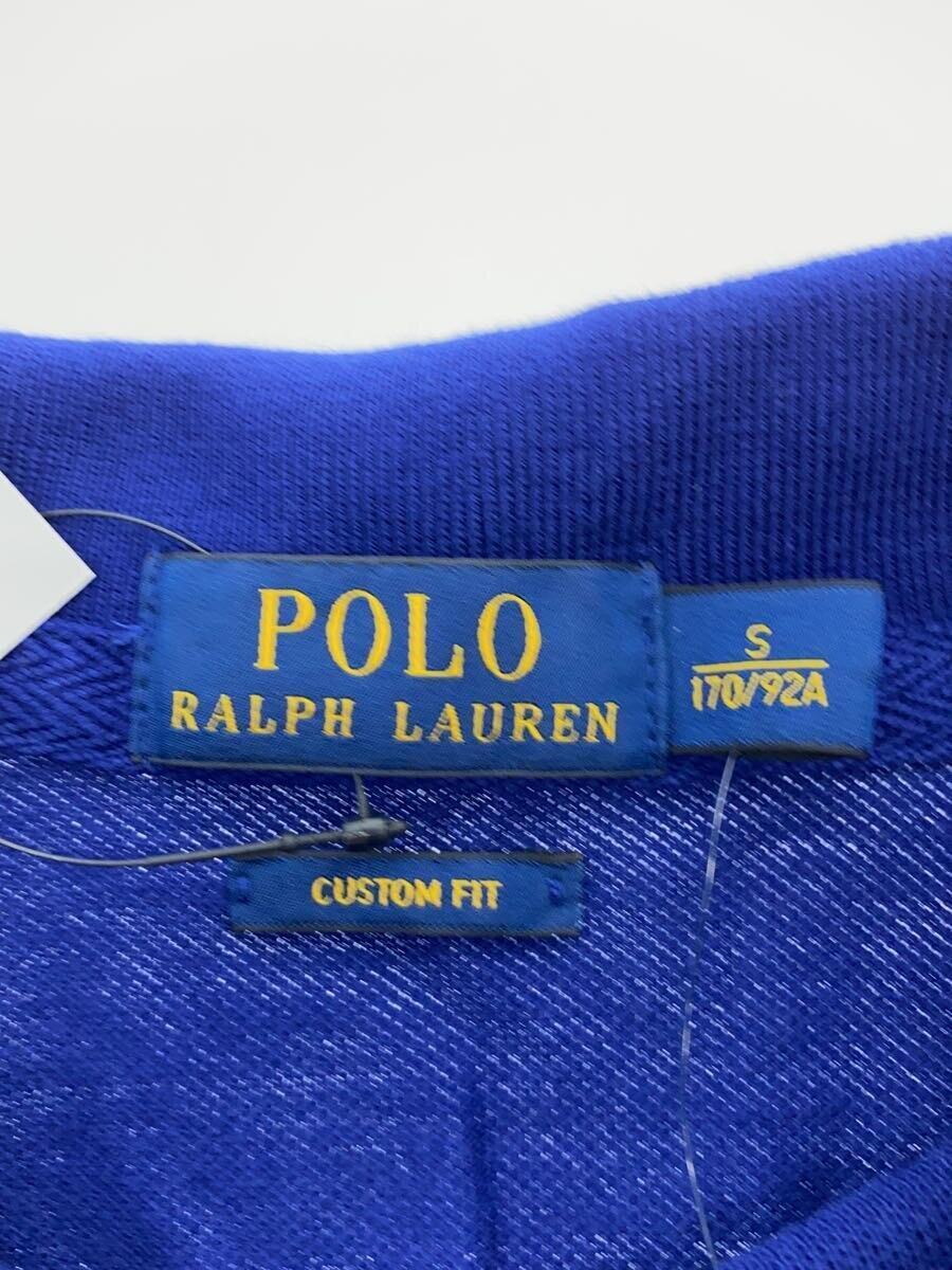 POLO RALPH LAUREN◆ポロシャツ/S/コットン/BLU_画像3