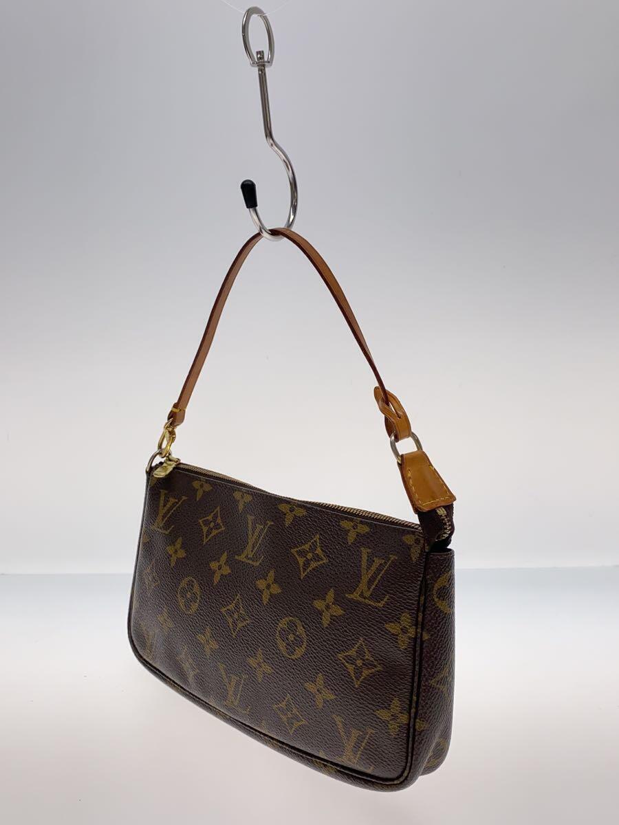 LOUIS VUITTON◆1)ポシェット・アクセソワール_モノグラム・キャンバス_BRW/PVC/BRW_画像2