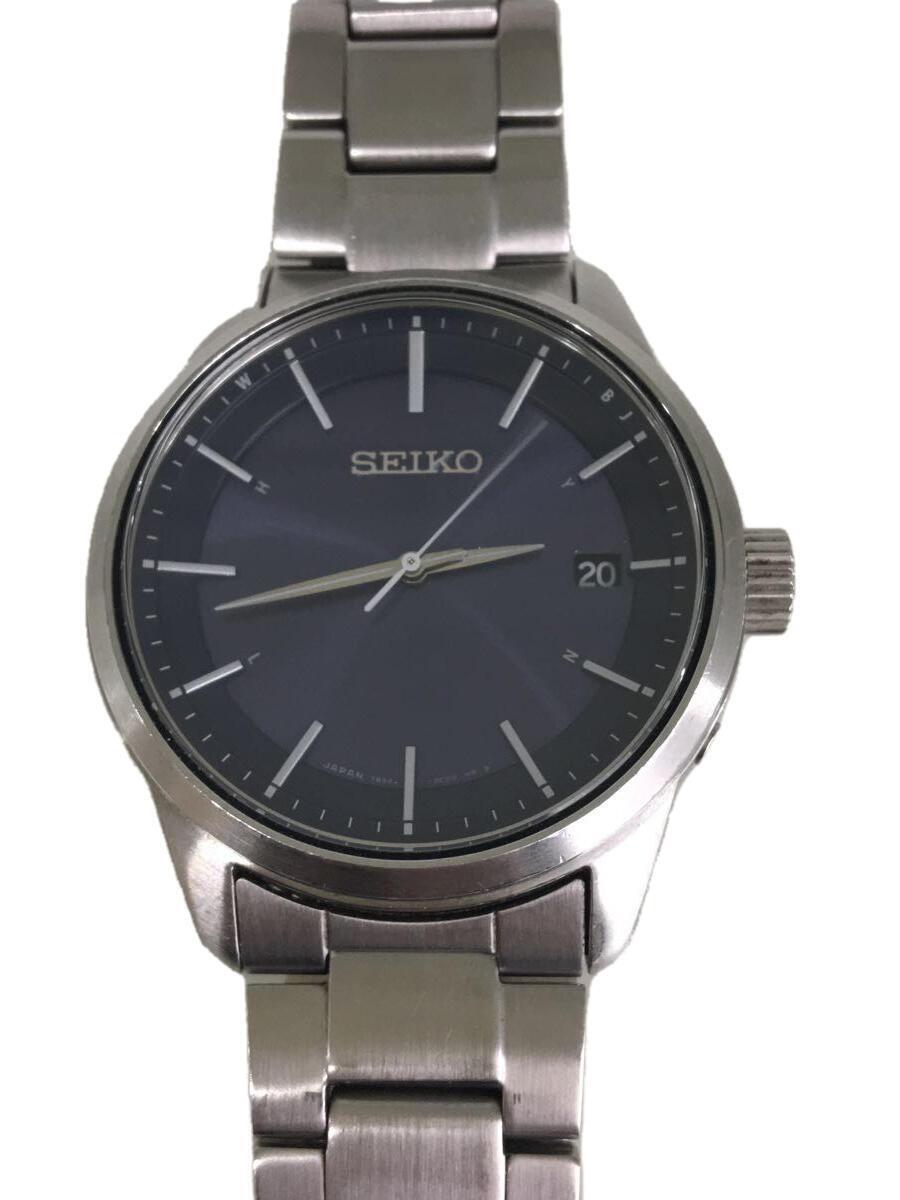 SEIKO◆クォーツ腕時計/アナログ/PUP/SLV/7B24-0BJ0_画像1