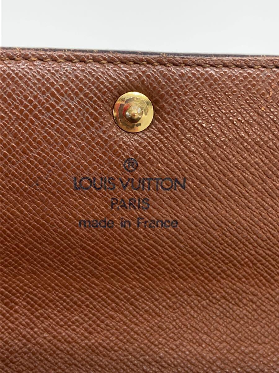 LOUIS VUITTON◆2)ポシェット・ポルト・モネ・クレディ_モノグラム・キャンバス_BRW/PVC/BRW/メンズ/M61725_画像3