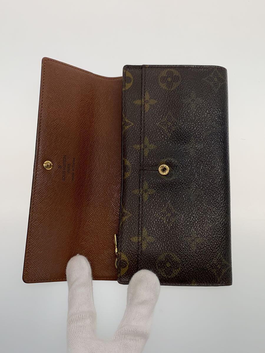 LOUIS VUITTON◆2)ポシェット・ポルト・モネ・クレディ_モノグラム・キャンバス_BRW/PVC/BRW/メンズ/M61725_画像4