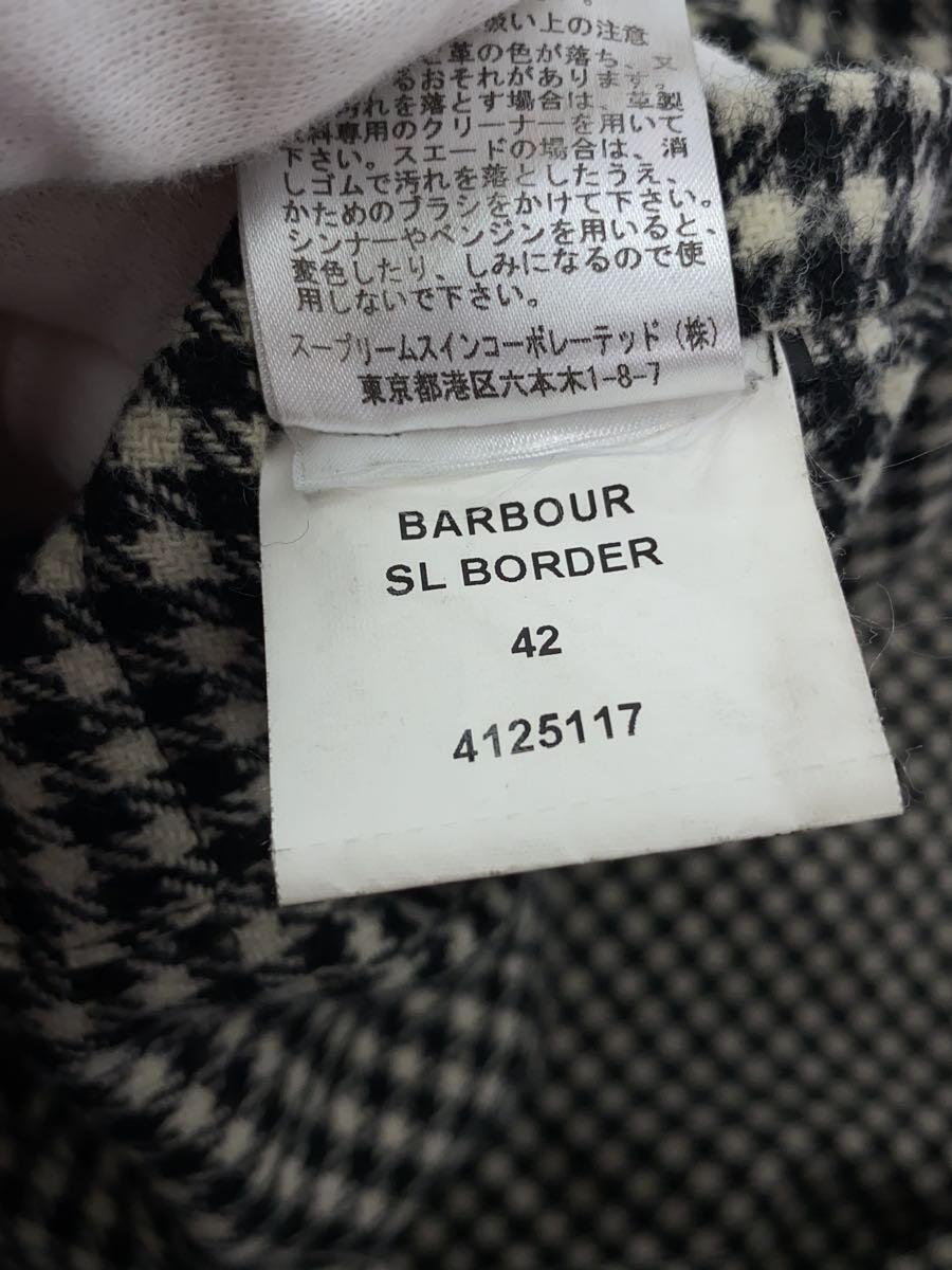 Barbour◆Barbour バブアー/ブルゾン/42/コットン/BLK/無地/1602337_画像4