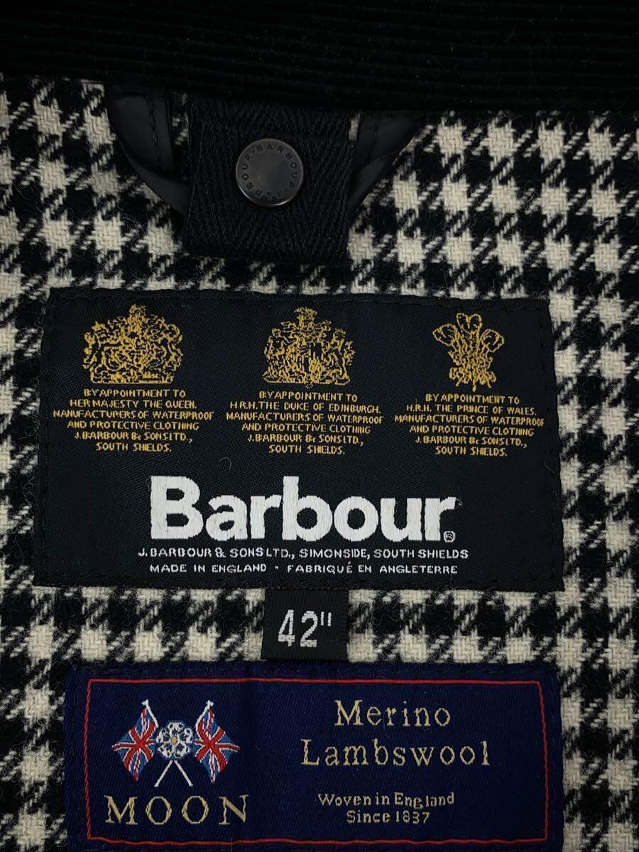 Barbour◆Barbour バブアー/ブルゾン/42/コットン/BLK/無地/1602337_画像3