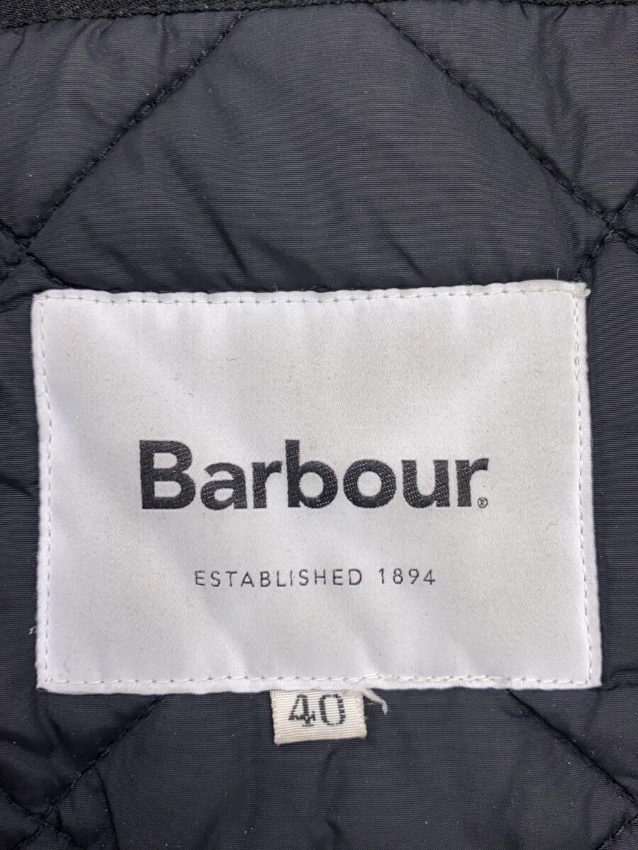Barbour◆LIDDESDALE SL NYLON/SMQ0001/キルティングジャケット/40/ブラック/1902112_画像3