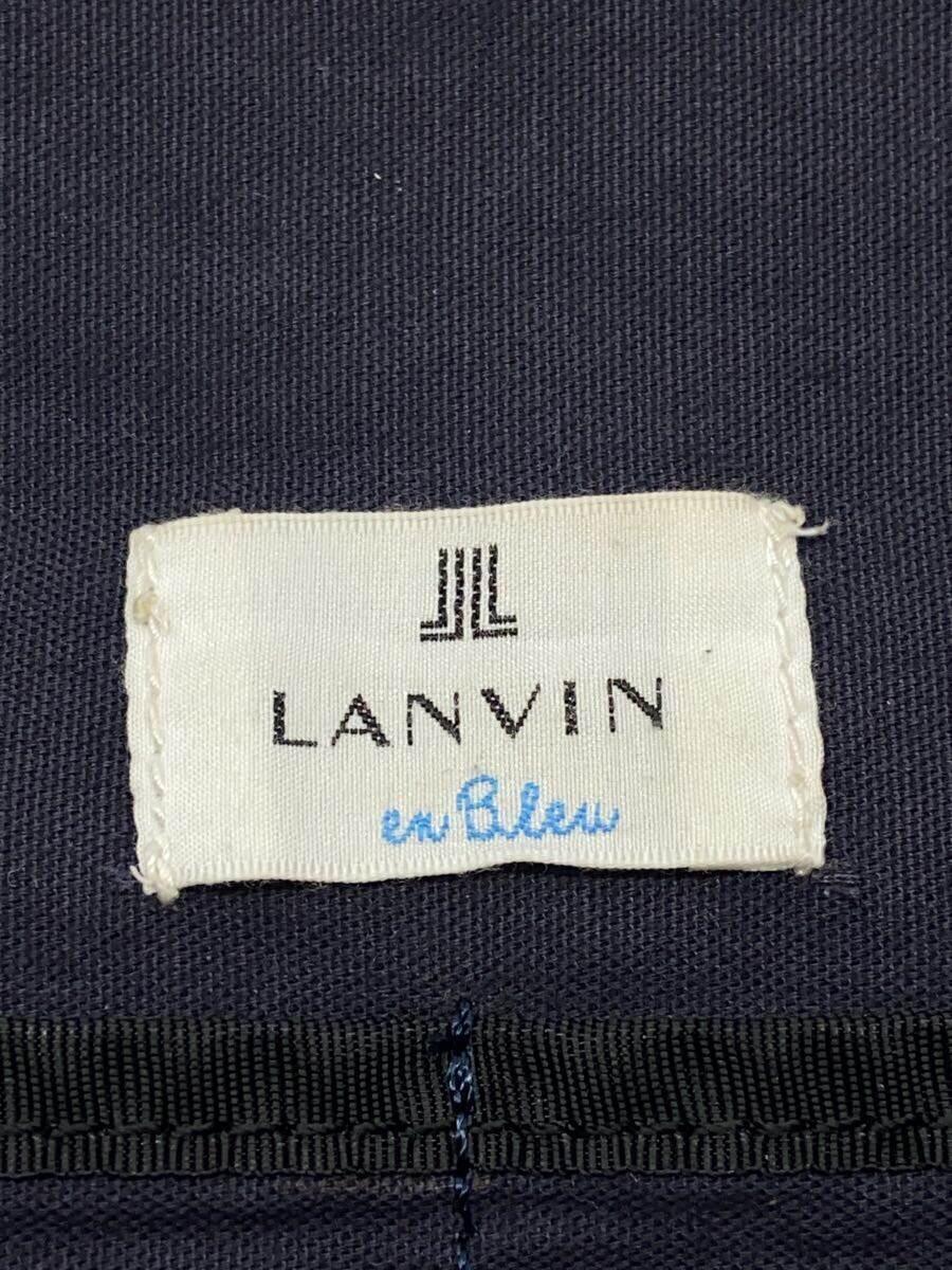 LANVIN en Bleu◆ショルダーバッグ/ナイロン/BLK_画像5