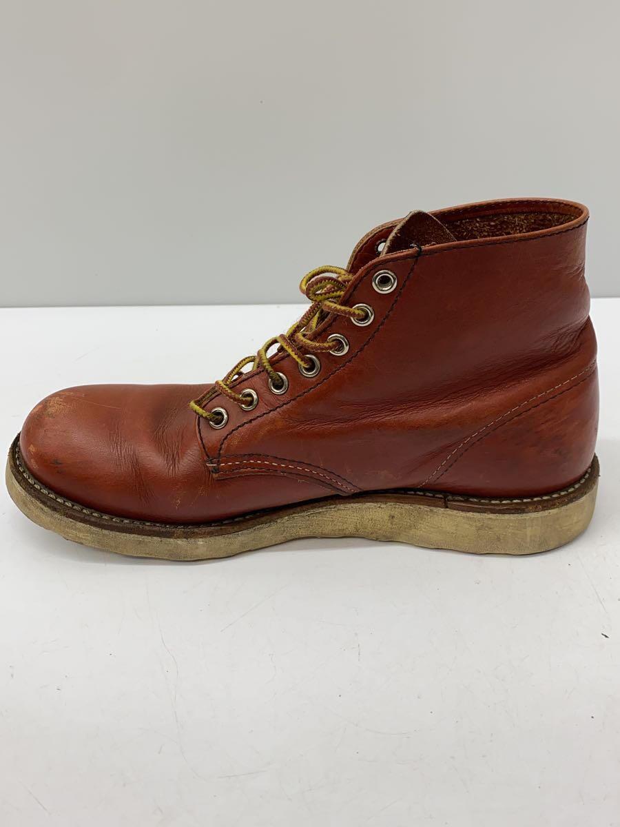 RED WING◆レースアップブーツ・6インチクラシックプレーントゥ/26cm/BRW/レザー_画像8