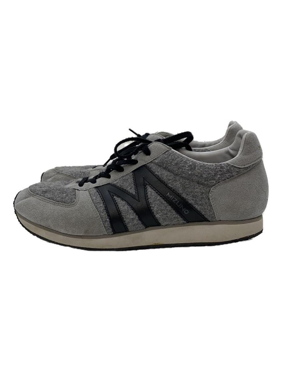 MIZUNO◆ローカットスニーカー/27cm/GRY/スウェード/MR1/日本製/