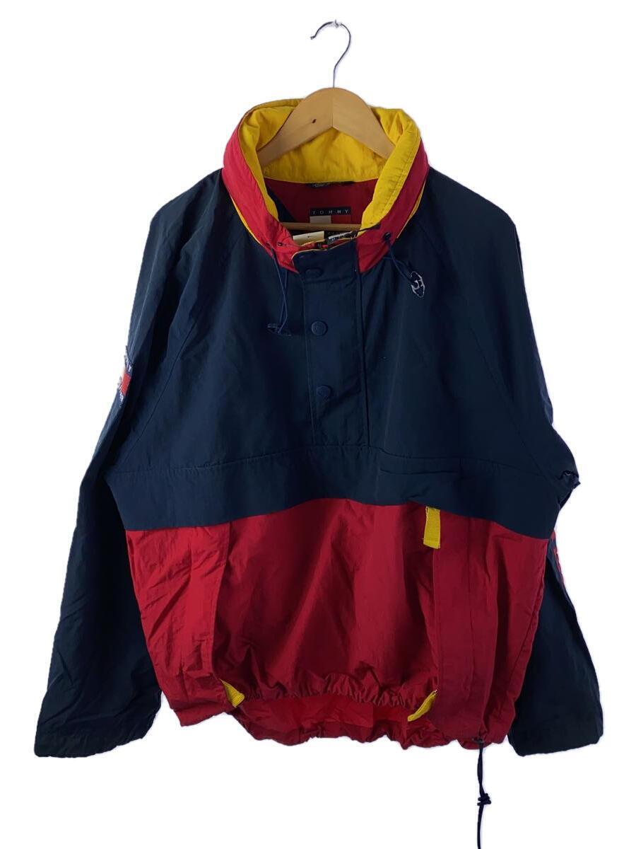 TOMMY HILFIGER◆ナイロンジャケット/L/ナイロン/ネイビー/0500316-5981_画像1