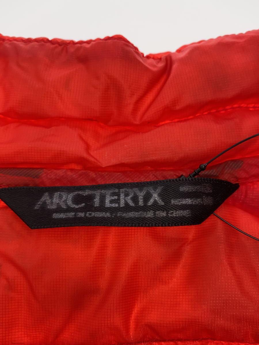 ARC’TERYX◆CERIUM SL JACKET/ダウンジャケット/M/ナイロン/レッド/インナーダウン/14987-73026_画像3