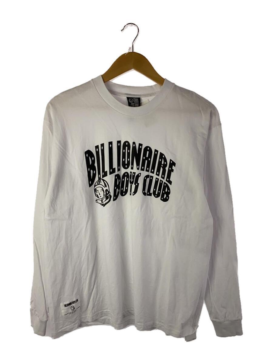 BILLIONAIRE BOYS CLUB◆長袖Tシャツ/M/コットン/WHT/BBCJP233T007_画像1