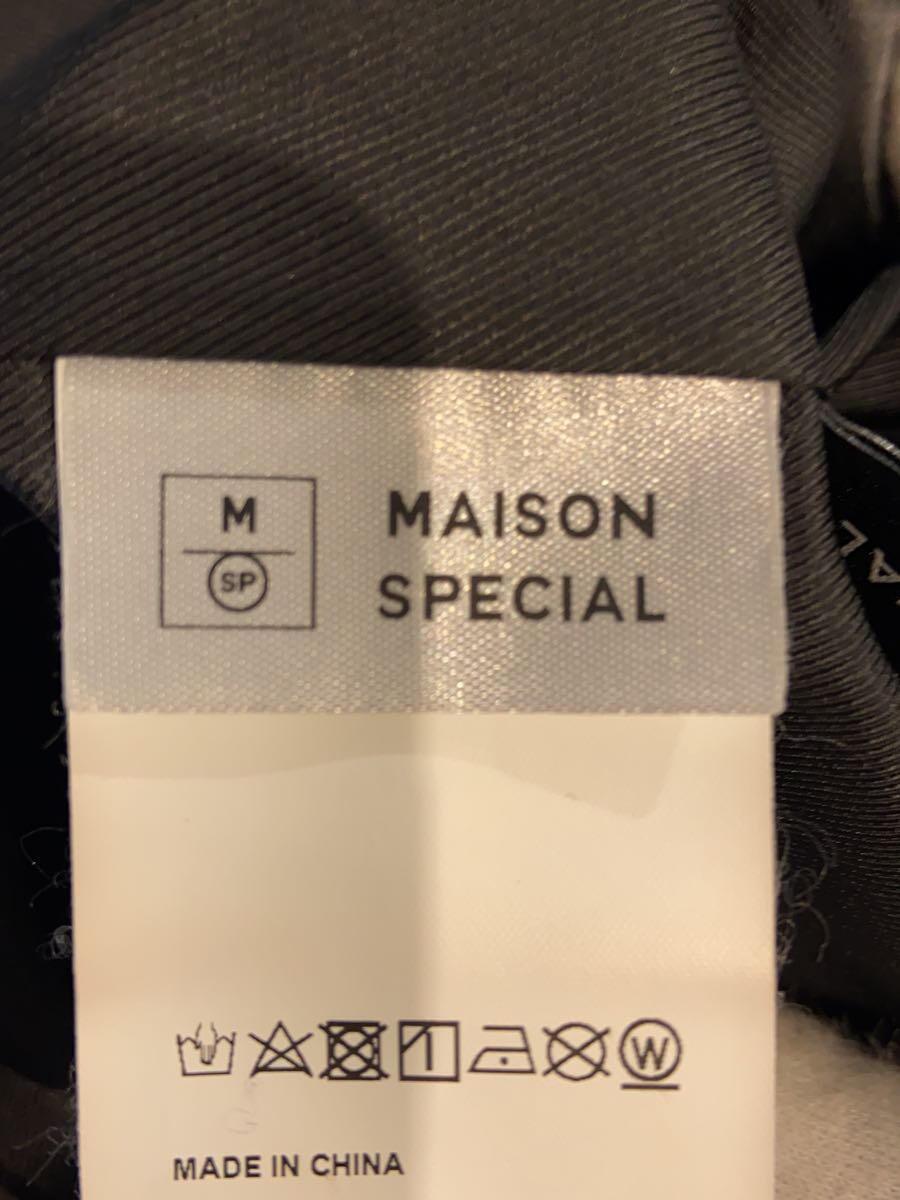 MAISON SPECIAL◆ロングスカート/38/レザー/ブラック/無地/21212515102_画像4