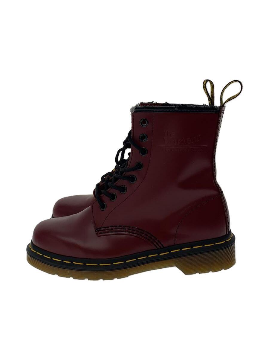 Dr.Martens◆8ホール/レースアップブーツ/UK4/ボルドー/レザー/1460_画像1