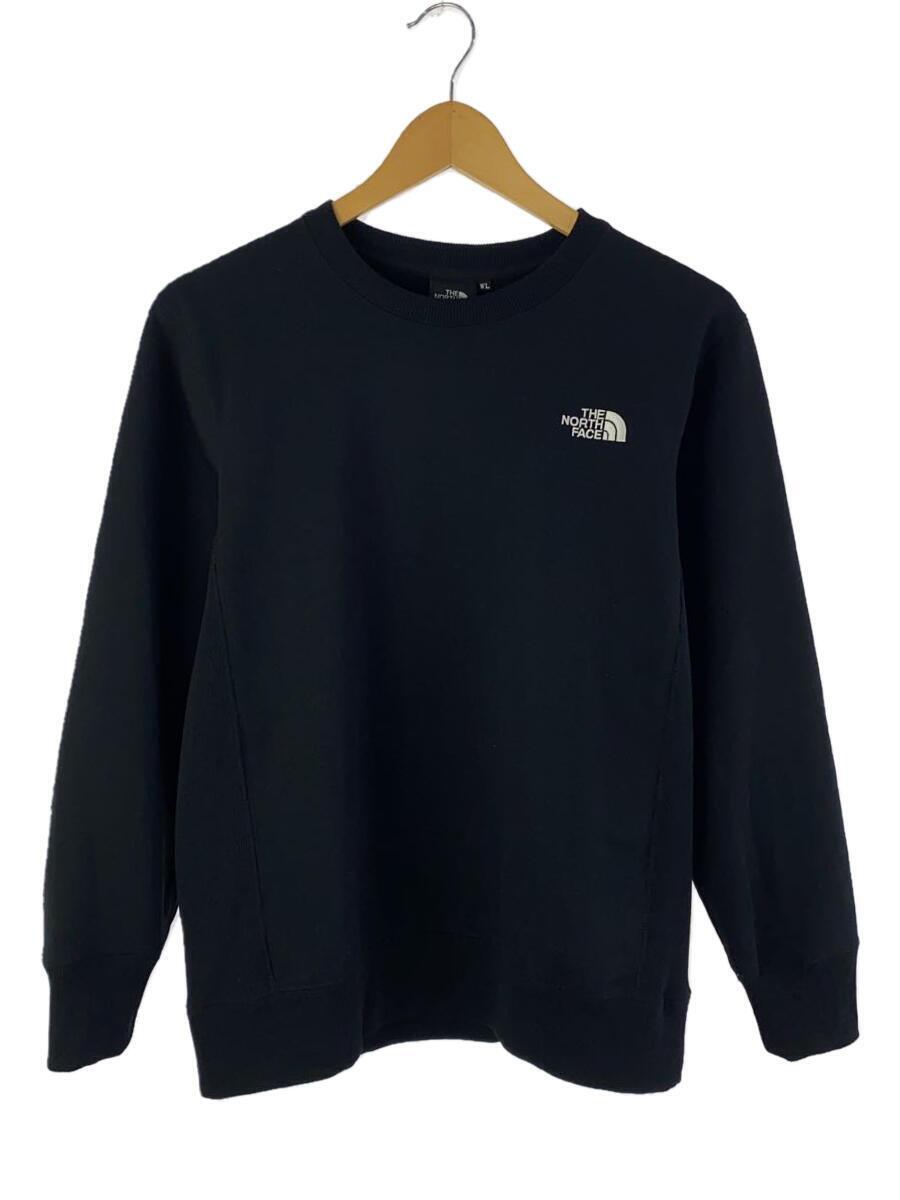 THE NORTH FACE◆SWEAT LG CREW/WL/ポリエステル/BLK_画像1