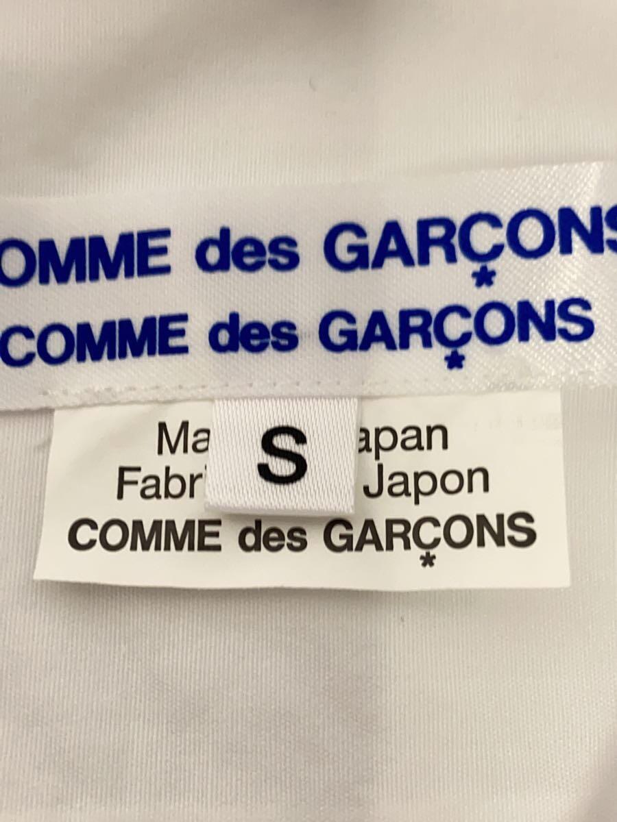 COMME des GARCONS COMME des GARCONS◆ラウンドカラー半袖シャツ/S/コットン/WHT/RU-B004/AD2014_画像4
