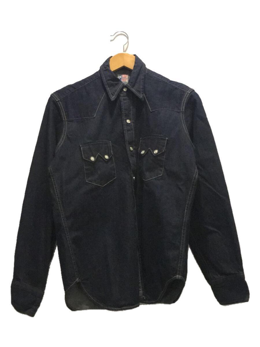 Levi’s Vintage Clothing◆Sawtooth Denim Shirt/S/コットン/インディゴ/無地/07205-0004_画像1