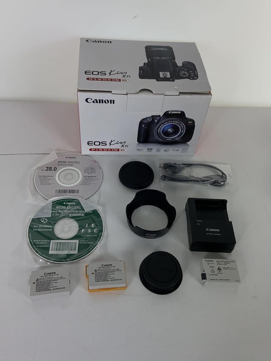CANON◆デジタル一眼カメラ EOS Kiss X7i EF-S18-55 IS STM レンズ DS126431_画像5
