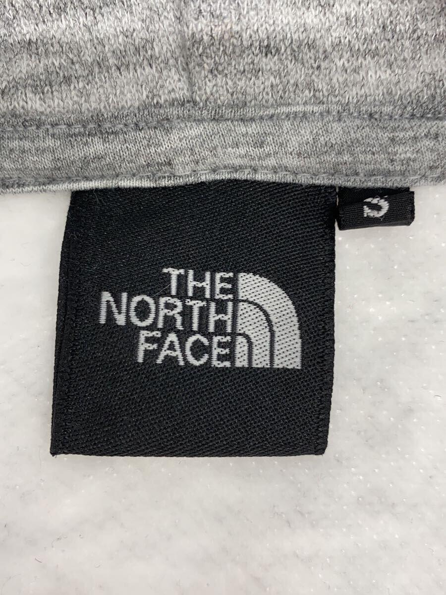 THE NORTH FACE◆SQUARE LOGO FULLZIP_スクエアロゴフルジップ/S/ポリエステル/GRY_画像3