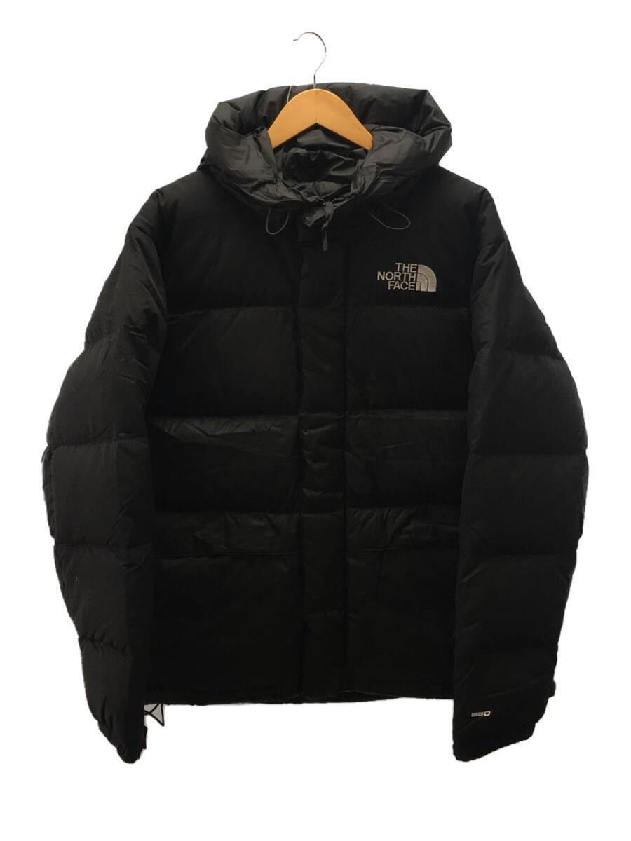 THE NORTH FACE◆HMLYN DOWN PARKA/ダウンジャケット/XL/ポリエステル/BLK/無地/NF0A4QYX_画像1