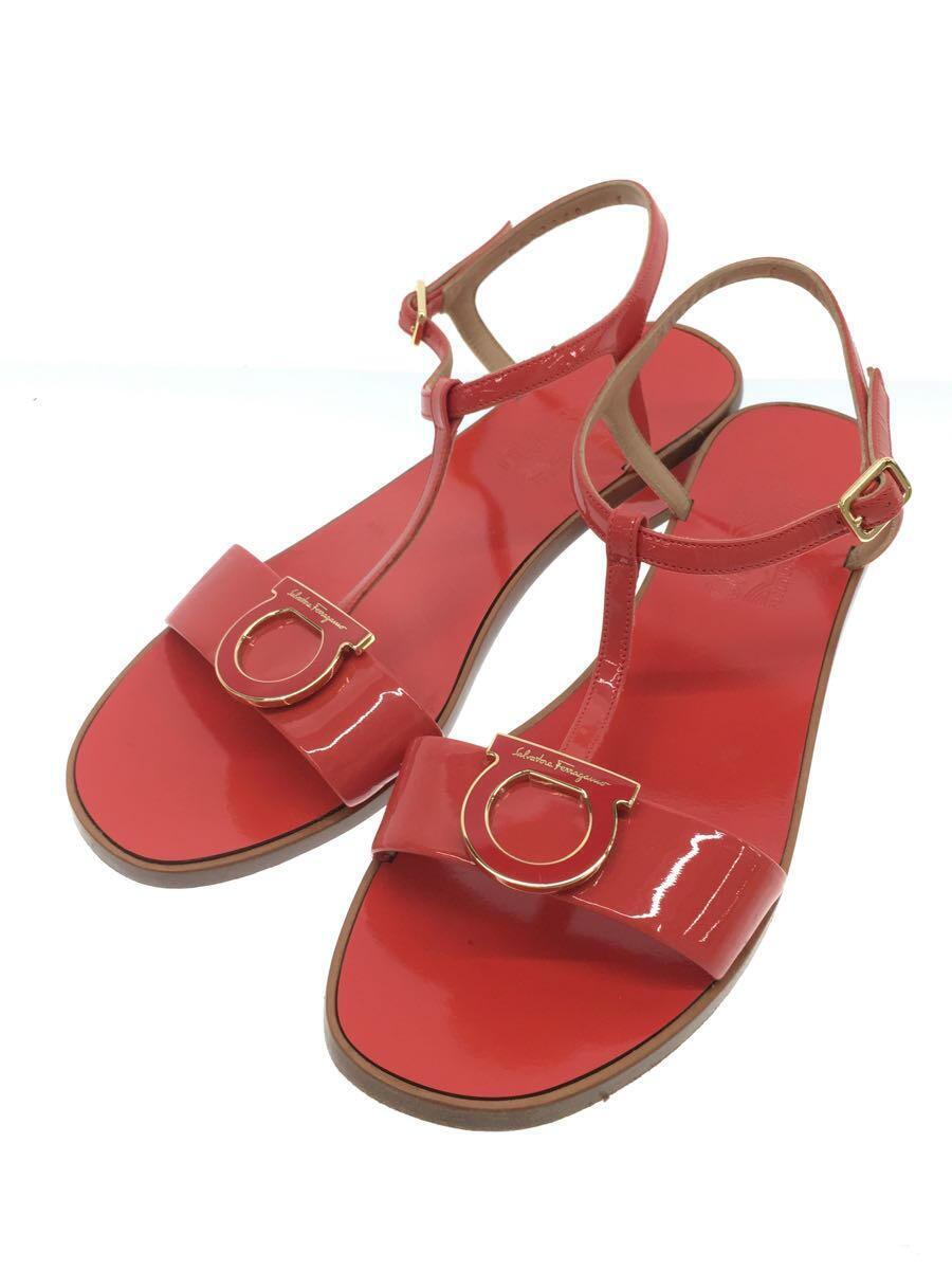 Salvatore Ferragamo◆ガンチーニ/ストラップサンダル/サンダル/UK6.5/RED/DB02269//_画像2