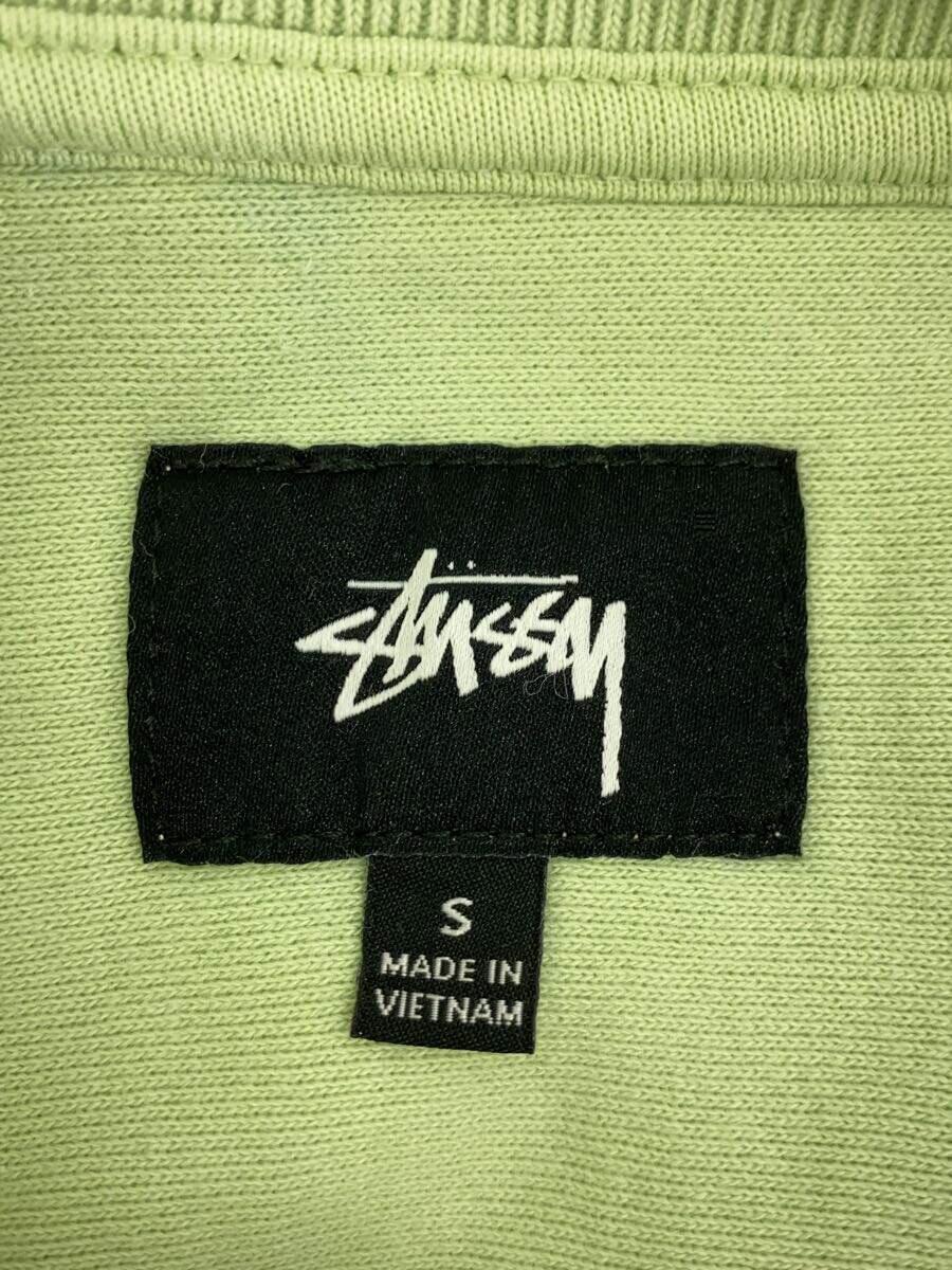 STUSSY◆スウェット/S/コットン/GRN/無地//_画像3