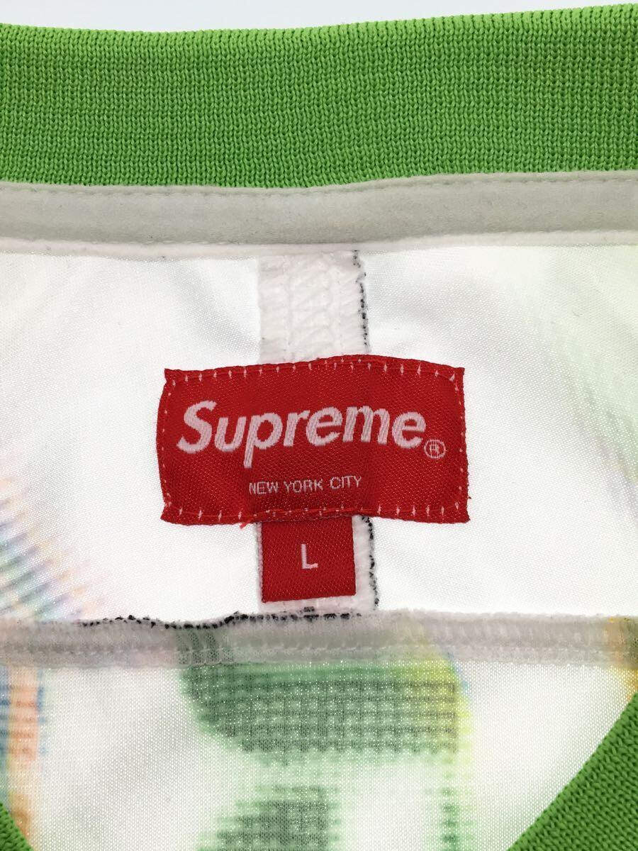 Supreme◆23SS/Feedback Soccer Jersey/L/ポリエステル/WHT/総柄//_画像3