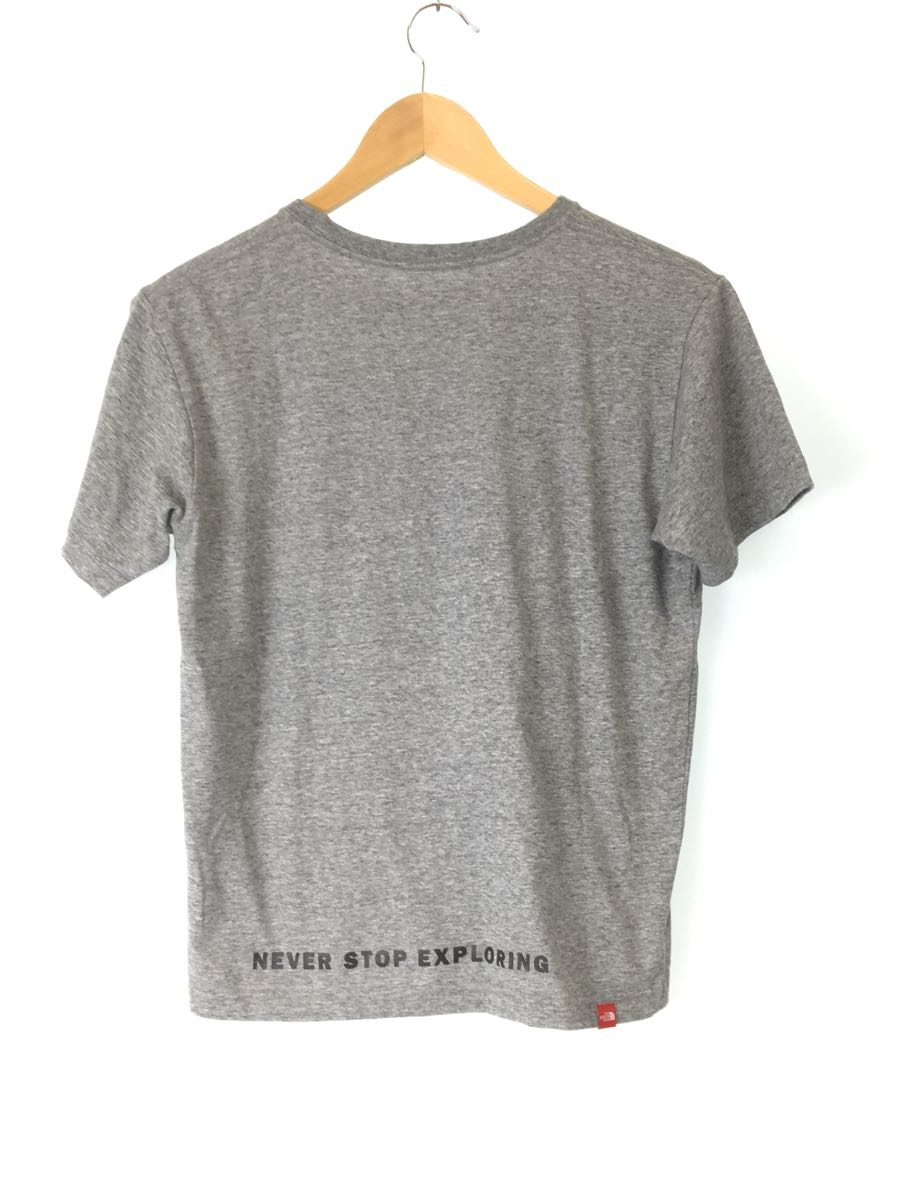 THE NORTH FACE◆S/S QD AERO MARKING TEE/S/コットン/GRY_画像2