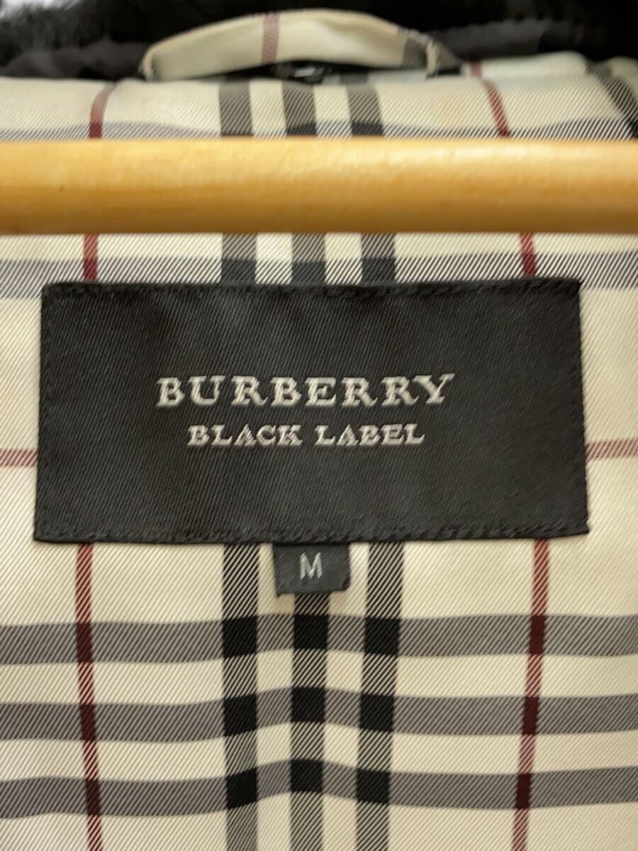 BURBERRY BLACK LABEL◆ジャケット/M/ポリエステル/BLK/BMP11-523-09//_画像3