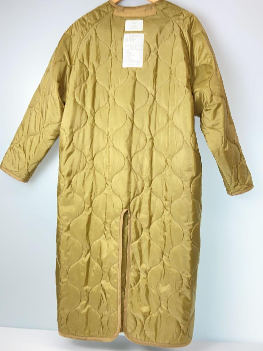 HYKE◆QUILTED LINER COAT/キルティング/ライナーコート/1/ナイロン/KHK/202-17242/カーキ_画像2