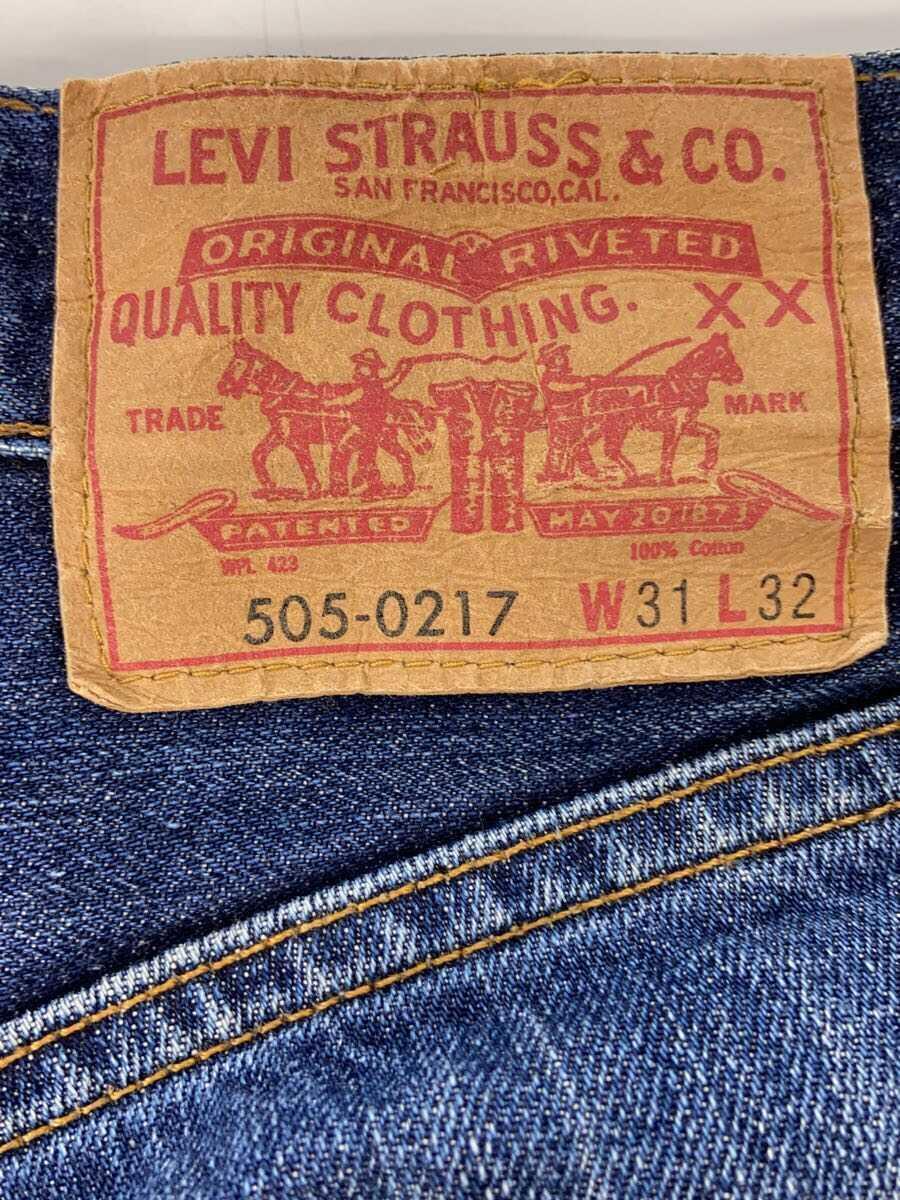 Levi’s Vintage Clothing◆ストレートパンツ/31/デニム/IDG/無地/505-0217_画像4