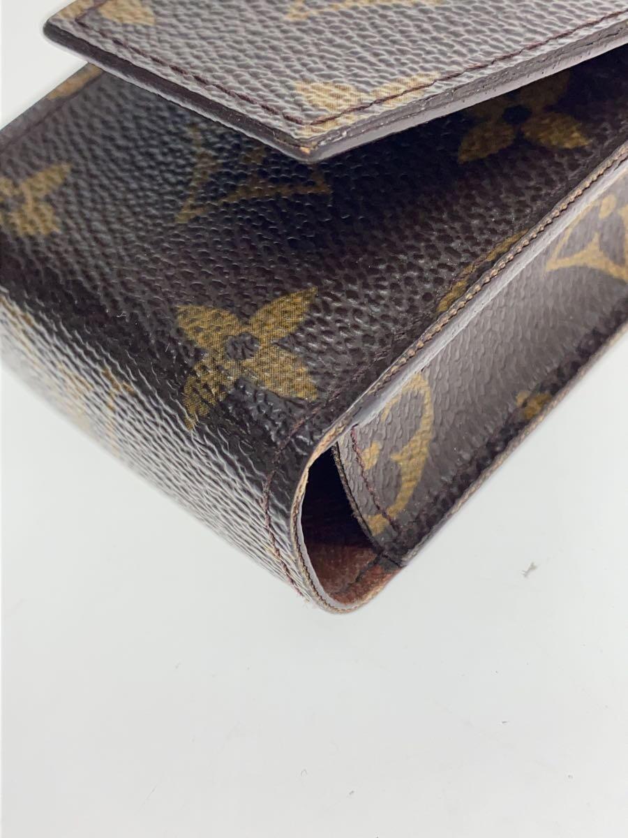 LOUIS VUITTON◆エテュイ・シガレット_モノグラム・キャンバス_BRW/レザー/BRW/モノグラム/メンズ/ルイヴィトン_画像6