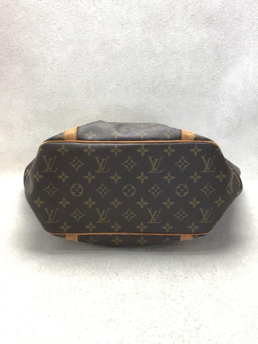 LOUIS VUITTON◆サック・ショッピング_モノグラム_BRW/M51108/PVC/BRW/角スレ・持ち手使用感有_画像4