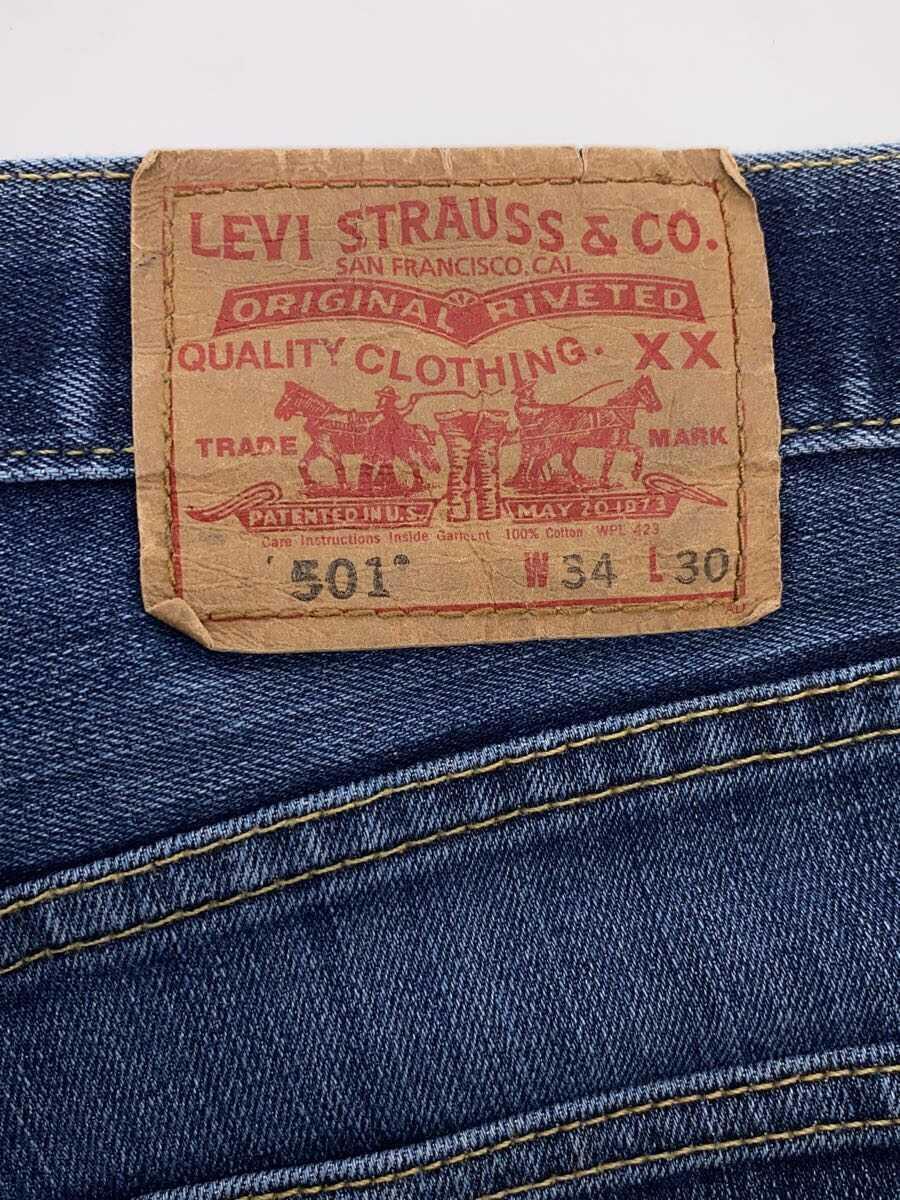 Levi’s◆ボトム/34/デニム/IDG/無地_画像4