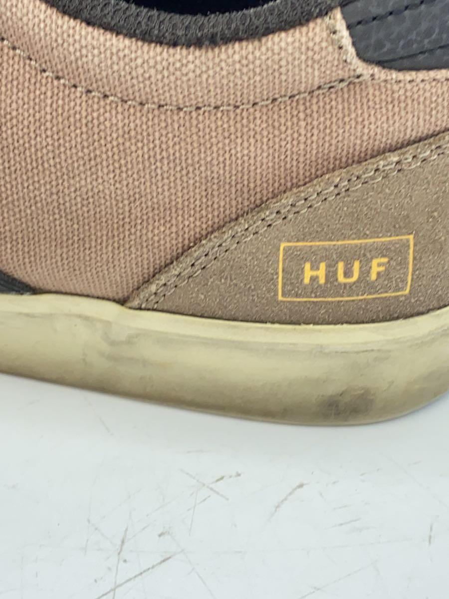 HUF◆ローカットスニーカー/27cm/BRW/スウェード_画像7