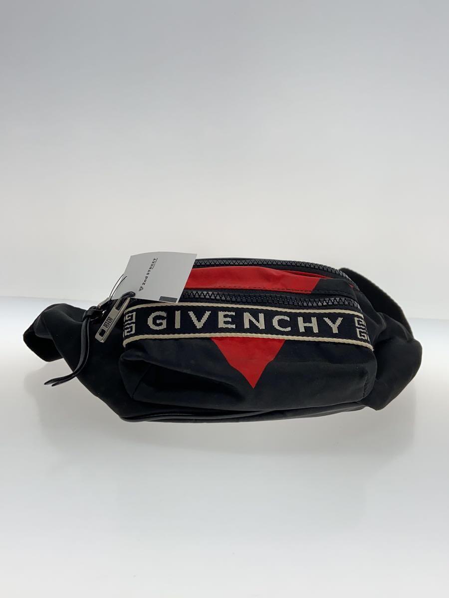 GIVENCHY◆ウエストバッグ/ナイロン/ブラック_画像4