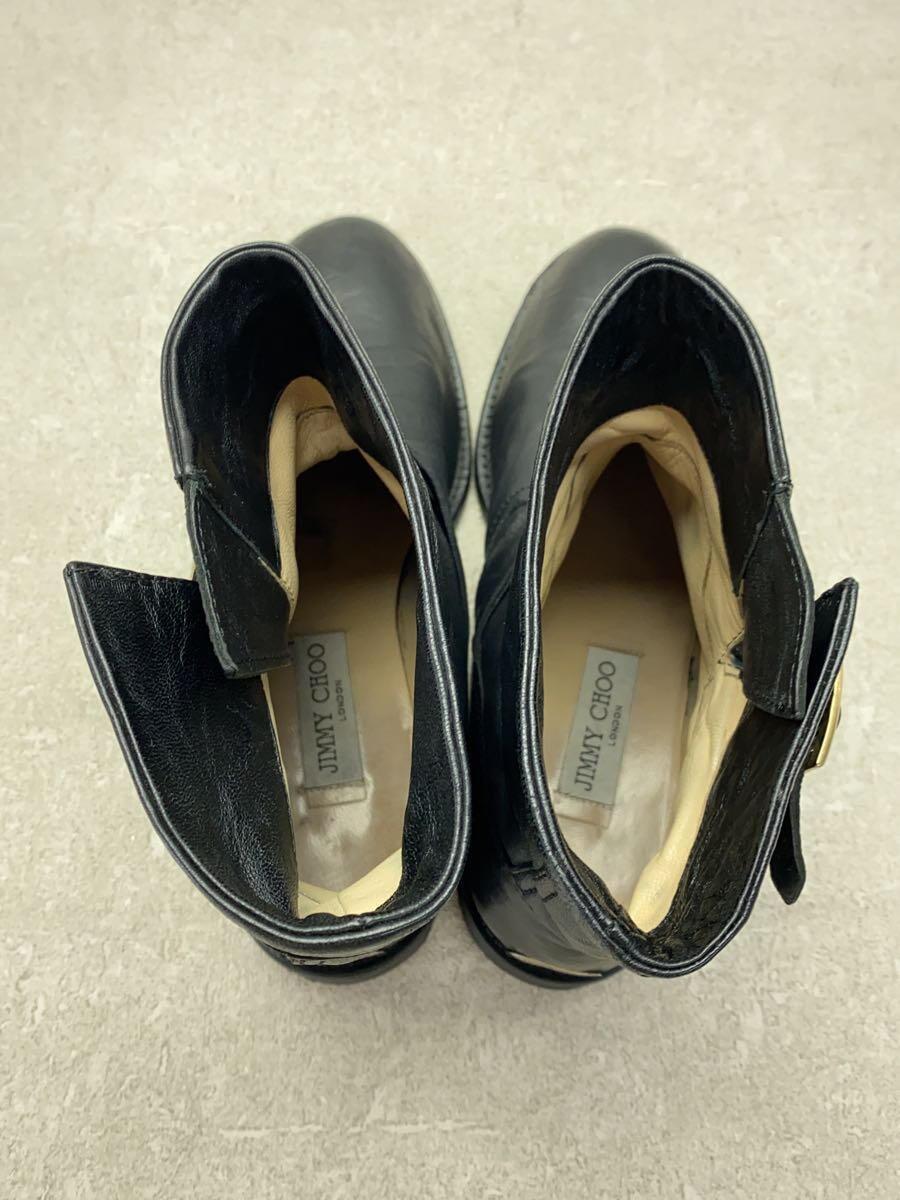 JIMMY CHOO◆エンジニアブーツ/40.5/BLK/レザー_画像3