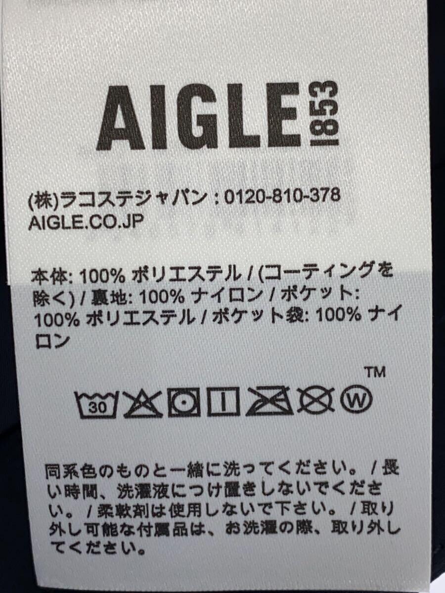 AIGLE◆ウインドストッパージレベスト/-/ゴアテックス/NVY/無地/ZBHAU91_画像4